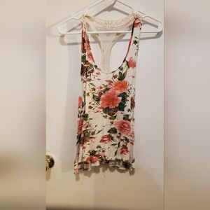 Floral, Forever21, tank top. Size Medium.